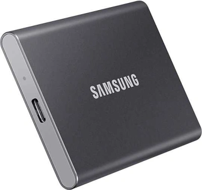 Накопитель SSD Samsung USB-C 1Tb MU-PC1T0T/WW T7 1.8" черный