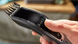 Машинка для стрижки Philips HC5650/15 серебристый (насадок в компл:3шт)