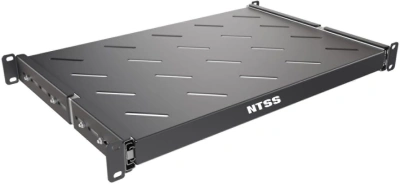 Полка выдвижная NTSS NTSS-MSKB-FS-600-BL 1U нагр.:20кг. 19" 300мм черный