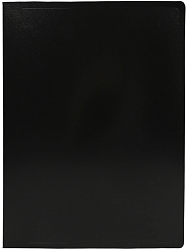 Папка на 4-х кольцах Silwerhof Eco SE-0420/4RBLK A4 пластик 0.5мм черный