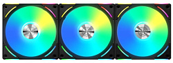 Вентилятор для корпуса Lian-Li Uni Fan ALV2 120 V2 ARGB 120х120x28 черный 7-pin 28.7дБ (упак.:3шт) (G99.12ALV23B.00) Ret