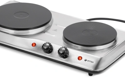Плита Электрическая Vitek VT-3702 стальной (настольная)