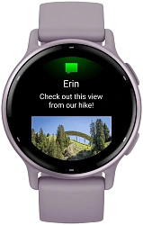 Смарт-часы Garmin Vivoactive 5 30.4мм 1.2" AMOLED корп.сиреневый рем.сиреневый разм.брасл.:125-190мм (010-02862-13)