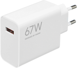 Сетевое зар./устр. Xiaomi 67W HyperCharge Power Adapter 67W 3.25A (PD) USB универсальное белый (BHR07SKEU)