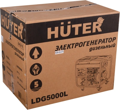 Генератор Huter LDG 5000L 3.3кВт