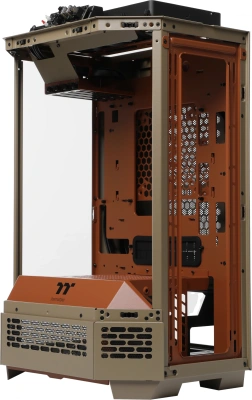 Корпус Thermaltake The Tower 300 Gravel Send коричневый без БП mATX 8x120mm 6x140mm 2xUSB3.0 audio bott PSU