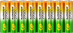 Аккумулятор GP 270AAHCRGY AA NiMH 2700mAh (16шт) спайка