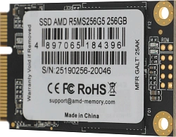 Накопитель SSD AMD SATA 256GB R5MS256G5 Radeon R5 mSATA