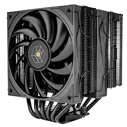 Устройство охлаждения(кулер) Thermalright Royal Knight 120 Soc-AM5/AM4/1200/1700/1851 черный 4-pin 28.4dB Al+Cu Ret (RK120-BL)
