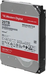 Жесткий диск WD SATA-III 20TB WD202KFGX NAS Red Pro (7200rpm) 512Mb 3.5"