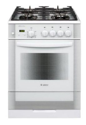 Плита Газовая Gefest ПГ 6500-03 0042 белый (без крышки) реш.чугун
