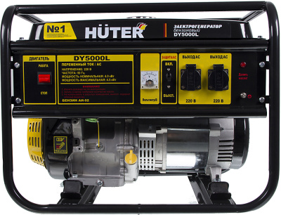 Генератор Huter DY5000L 4.5кВт