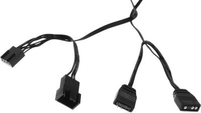 Вентилятор для корпуса Accord ACC-U12 ARGB 120х120x25 черный 4-pin 27дБ (ACC-U12 ARGB BLACK) brown box