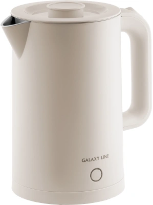 Чайник электрический Galaxy Line GL 0362 1.7л. 2200Вт бежевый корпус: нерж.сталь/пластик (7010103627)