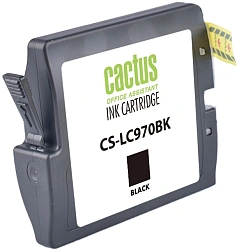 Картридж струйный Cactus CS-LC970BK черный (22.6мл) для Brother DCP-135C/150C/MFC-235C/260C с чипом