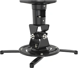 Кронштейн для проектора Cactus CS-VM-PR01-BK черный макс.10кг потолочный поворот и наклон