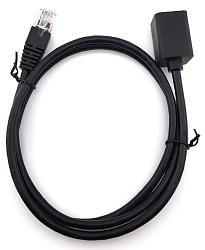Патч-корд Buro BU-C5EXTND-2M-B UTP cat.5E 2м черный RJ-45 (m)-RJ-45 (f)