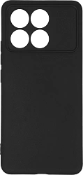 Чехол (клип-кейс) BoraSCO для Xiaomi Poco F6 Pro Silicone Case черный (73394)