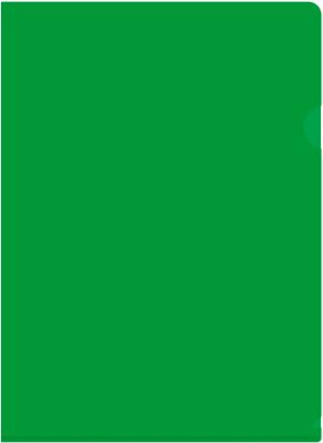 Папка-уголок Бюрократ -E310N/1GR непрозрачный A4 пластик 0.18мм зеленый