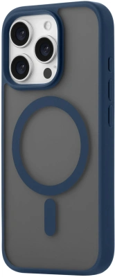 Чехол (клип-кейс) uBear для Apple iPhone 16 Pro Cloud with MagSafe синий (CS432DB63PMT-I24M)