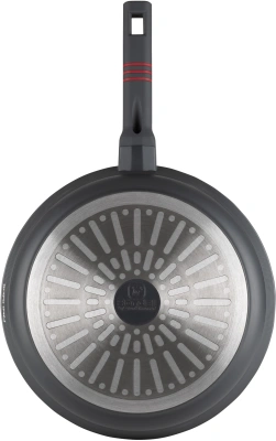 Сотейник Rondell Stripes RDA-1617 4.0л. d=28см (без крышки) серый