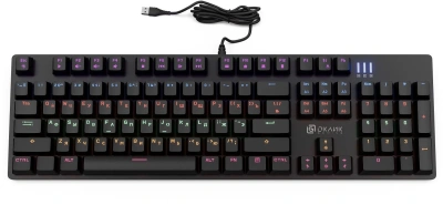 Клавиатура Оклик 990 G2 механическая черный USB Multimedia for gamer LED (1875240)