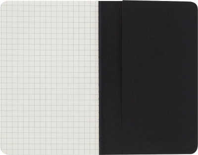 Блокнот Moleskine CAHIER JOURNAL QP312 Pocket 90x140мм обложка картон 64стр. клетка черный (3шт)