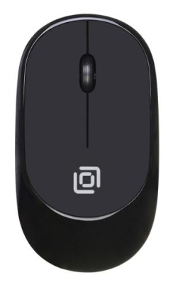 Мышь Оклик 535MW черный оптическая 1000dpi беспров. USB для ноутбука 3but (1103636)
