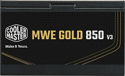 Блок питания Cooler Master ATX 850W Gold V3 Gen.5 80+ gold 24pin APFC 120mm fan 12xSATA RTL