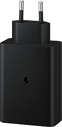 Сетевое зар./устр. Samsung EP-T6530 65W 3A (PD) USB/2xUSB Type-C для Samsung черный (EP-T6530NBEGEU)