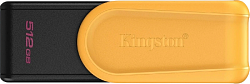 Флеш Диск Kingston 512GB DataTraveler Exodia S DTXS/512GB USB3.0 желтый/черный