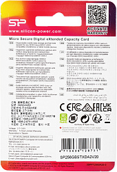 Флеш карта microSDXC 256GB Silicon Power SP256GBSTXDA2V20 Superior V30 A2 w/o adapter