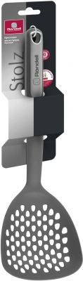 Шумовка для первых/вторых блюд Rondell Stolz RD-1778 серый упак.:картонная подложка