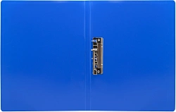 Папка метал.зажим Silwerhof Eco SE-04CBLU A4 пластик 0.5мм синий