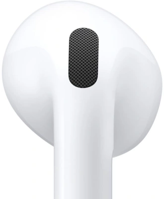 Гарнитура вкладыши Apple AirPods 4 ANC A3055,A3056,A3059 белый беспроводные bluetooth в ушной раковине (MXP93ZA/A)