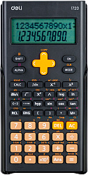Калькулятор научный Deli E1720-black черный 10+2-разр.