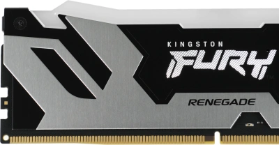 Память DDR5 24GB 7200MHz Kingston KF572C38RSA-24 Fury Renegade Silver/Black RGB RTL Gaming PC5-57600 CL38 DIMM 288-pin 1.45В single rank с радиатором Ret