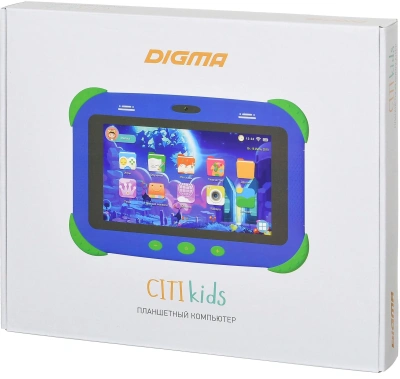 Планшет Digma CITI Kids MT8321 (1.3) 4C RAM2Gb ROM32Gb 7" IPS 1024x600 3G 1Sim Android 9.0 синий 2Mpix 0.3Mpix BT WiFi microSDHC 64Gb 2800mAh