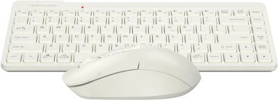 Клавиатура + мышь A4Tech Fstyler FG2200 Air2 клав:бежевый мышь:бежевый USB беспроводная slim (FG2200 AIR2 BEIGE)