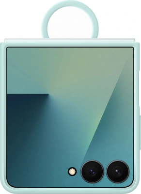 Чехол (клип-кейс) Samsung для Samsung Galaxy Z Flip7 Ring Case Z Flip7 мятный (EF-PF766TMEGRU)