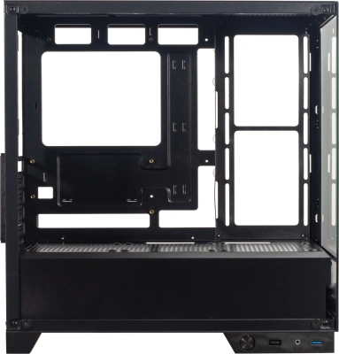 Корпус Formula Crystal Z1M черный без БП mATX 7x120mm 1xUSB2.0 1xUSB3.0 audio bott PSU