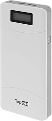 Мобильный аккумулятор TopON TOP-T72 18000mAh QC2.0 65W 2.1A 2xUSB-A/USB-C белый (101305)