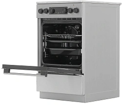 Плита Электрическая Gorenje GEC5C40XAOT серый стеклокерамика (без крышки)