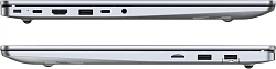 Ноутбук Tecno MegaBook K16AS Core i5 1235U 16Gb SSD512Gb Intel Iris Xe graphics 16" IPS FHD (1920x1200) без ОС silver WiFi BT Cam 6060mAh (TCN-K16I5.D16.SL)