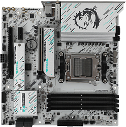 Материнская плата MSI B850M GAMING PLUS WIFI SocketAM5 AMD B850 4xDDR5 mATX AC`97 8ch(7.1) 5Gigabit RAID+HDMI+DP
