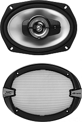 Колонки автомобильные JVC CS-DR693 500Вт 86дБ 4Ом 15x23см (6x9дюйм) (ком.:2кол.) коаксиальные трехполосные