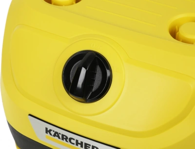 Строительный пылесос Karcher WD 2 Plus V-12/4/18 1000Вт (уборка: сухая/сбор воды) желтый