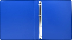 Папка на 4-х кольцах Silwerhof Eco SE-0420/4RBLU A4 пластик 0.5мм синий