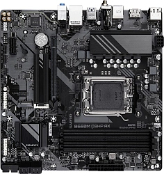 Материнская плата Gigabyte B650M D3HP AX Socket AM5 AMD B650 4xDDR5 mATX AC`97 8ch(7.1) 2.5Gg RAID+HDMI+DP