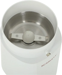 Кофемолка Scarlett SC-CG44506 150Вт сист.помол.:ротац.нож вместим.:60гр белый